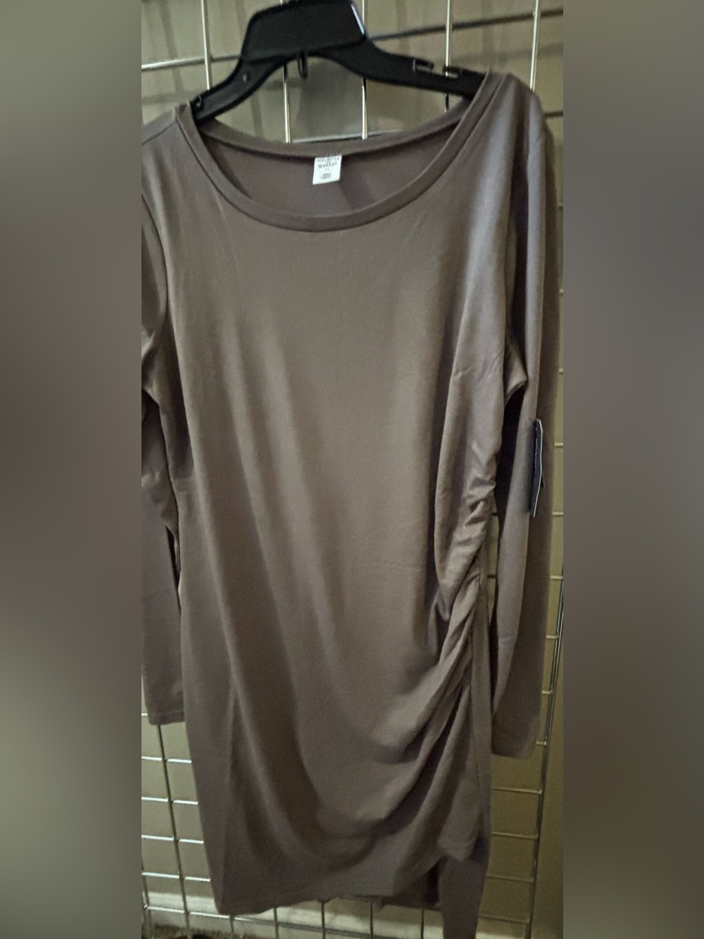 NWT Melrose and Market Bodycon Runch Dress Sz 2XL Nordstrom Long Sleeve Leith